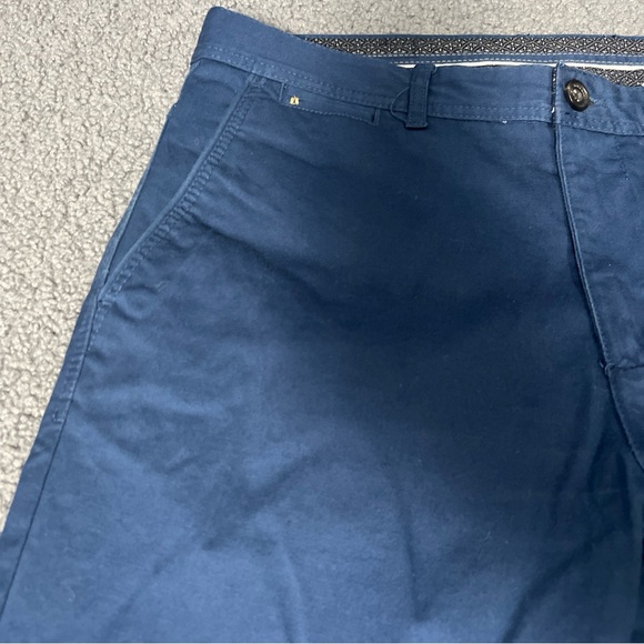 Zara Man Basic Collection Men's Size 32 Pants Navy Tapered Flat Front. - Picture 6 of 16